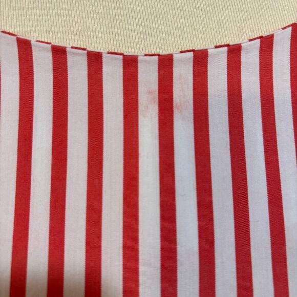 Universal Standard for J.Crew Poplin Stripe Drop Waist Dress, size L - Picture 7 of 10